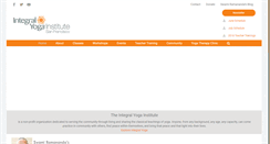 Desktop Screenshot of integralyogasf.org